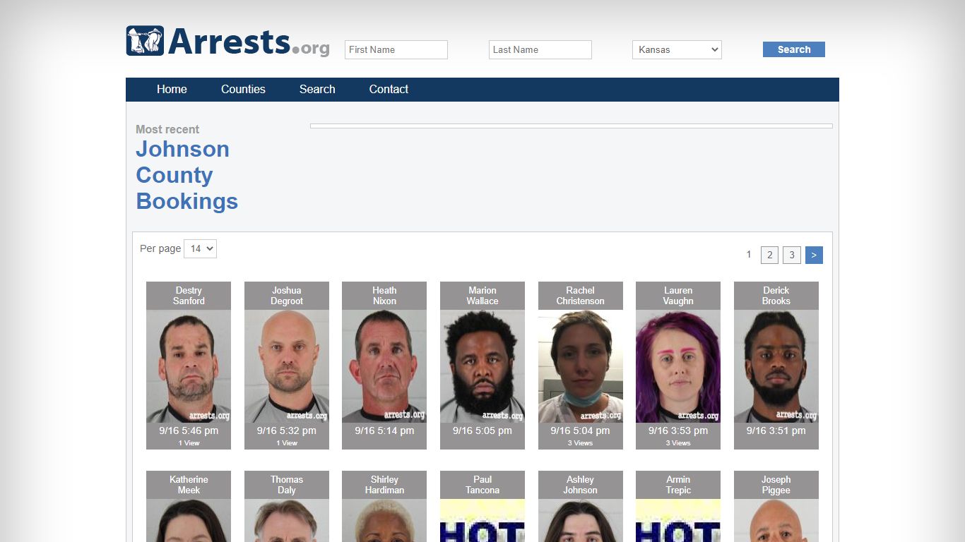 Johnson County Arrests and Inmate Search